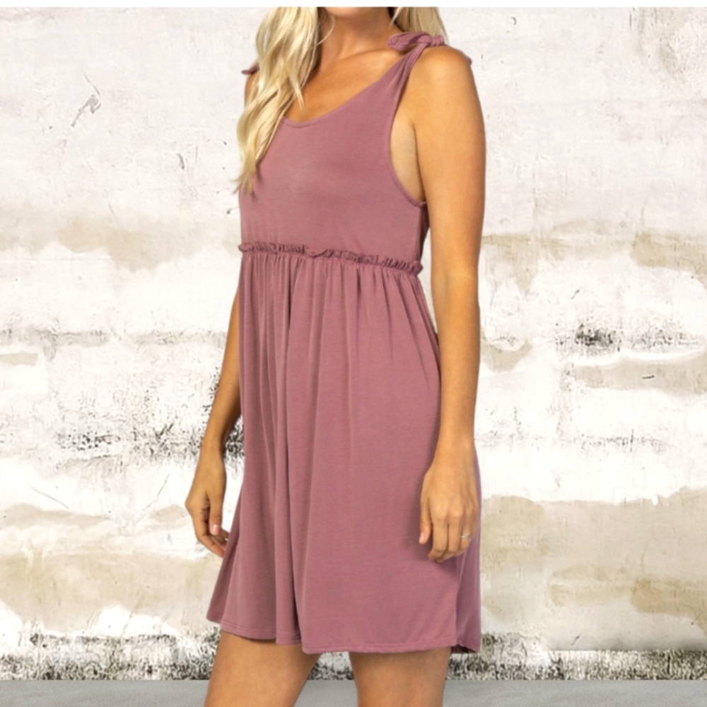 PAPERMOON Knit Tie Sleeveless Dress~ New